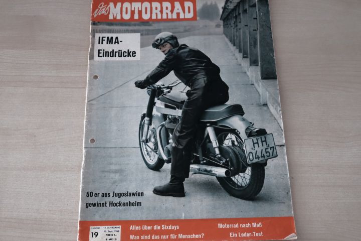 Deckblatt Motorrad (19/1960)