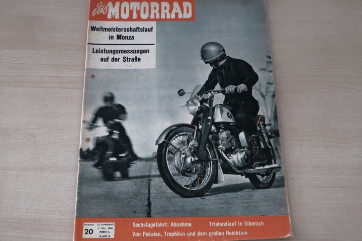 Deckblatt Motorrad (20/1960)