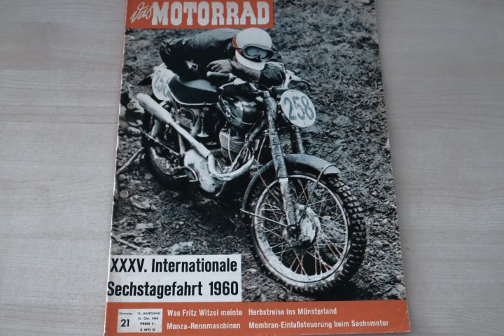 Deckblatt Motorrad (21/1960)