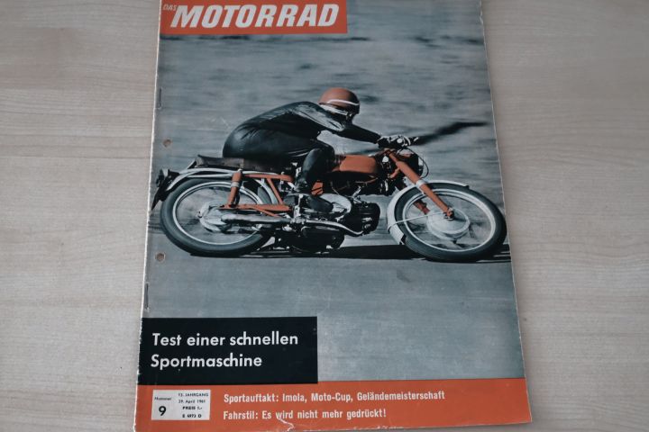 Deckblatt Motorrad (09/1961)