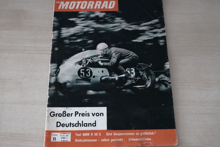 Deckblatt Motorrad (11/1961)