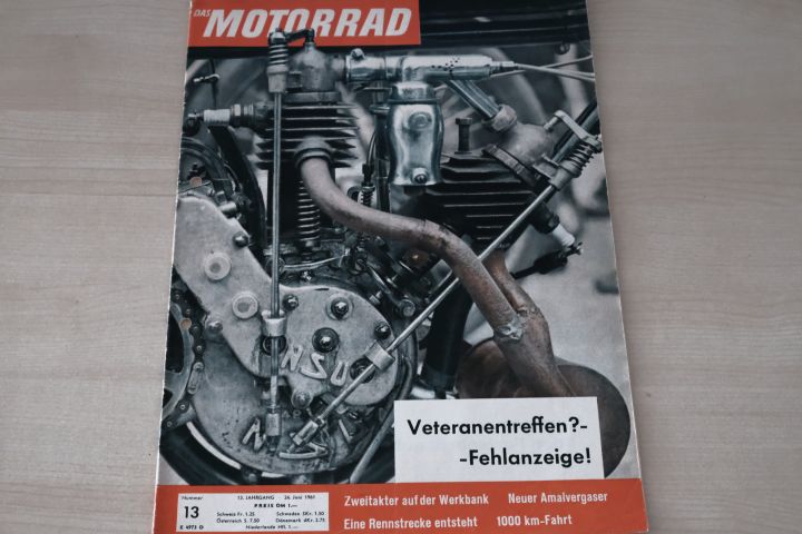 Deckblatt Motorrad (13/1961)