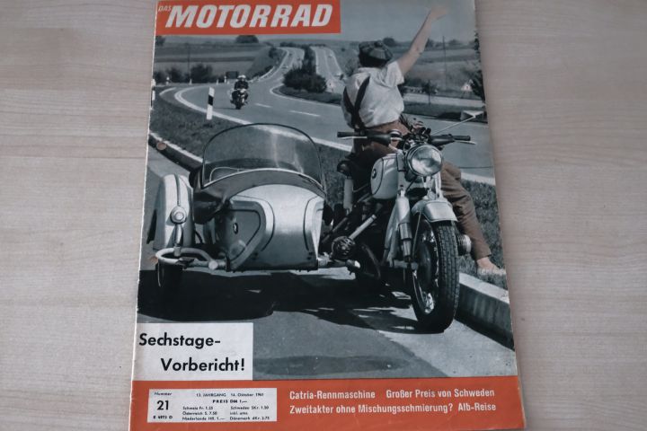 Deckblatt Motorrad (21/1961)