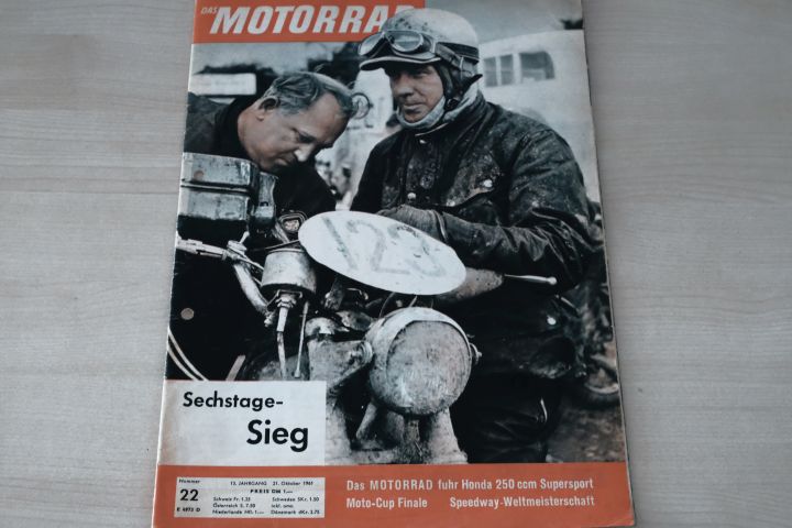 Deckblatt Motorrad (22/1961)