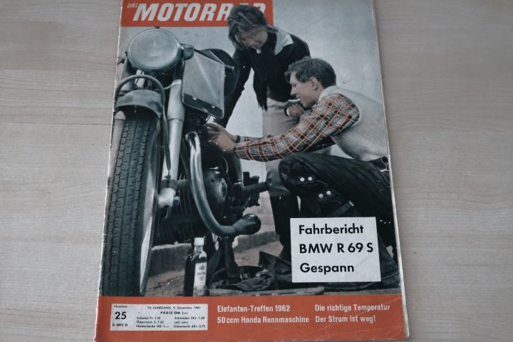 Deckblatt Motorrad (25/1961)