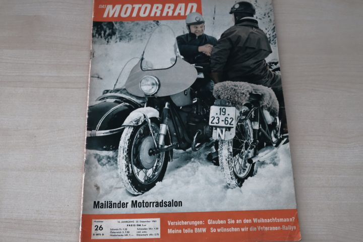 Deckblatt Motorrad (26/1961)