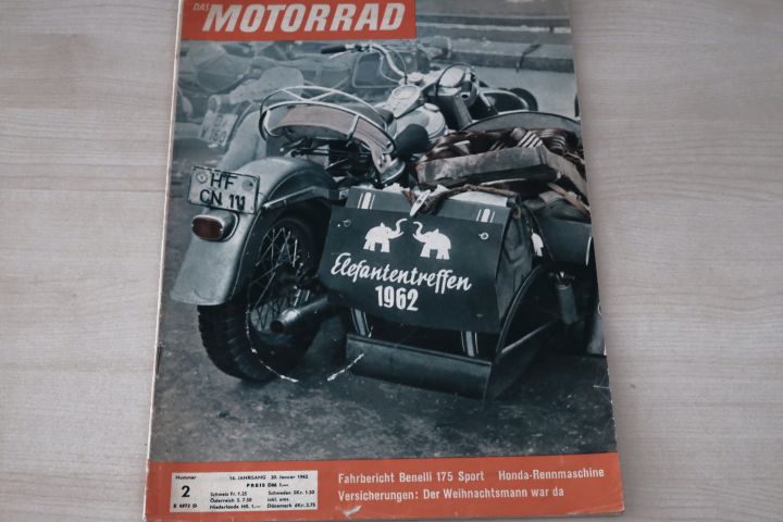 Deckblatt Motorrad (02/1962)