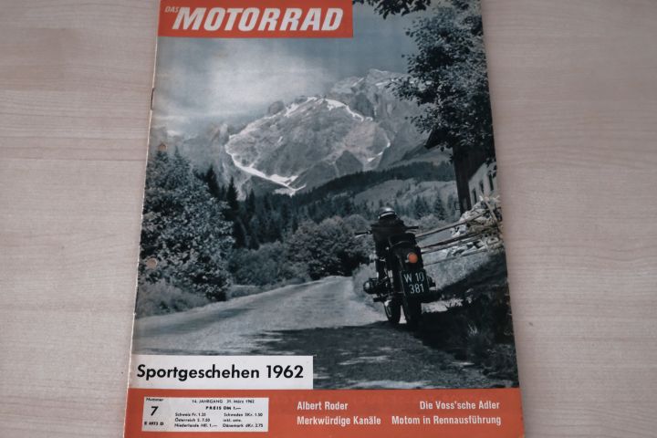 Deckblatt Motorrad (07/1962)