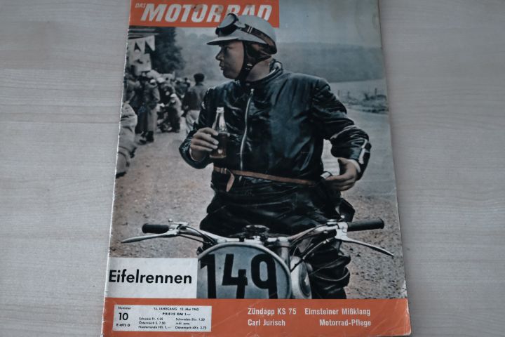 Deckblatt Motorrad (10/1962)