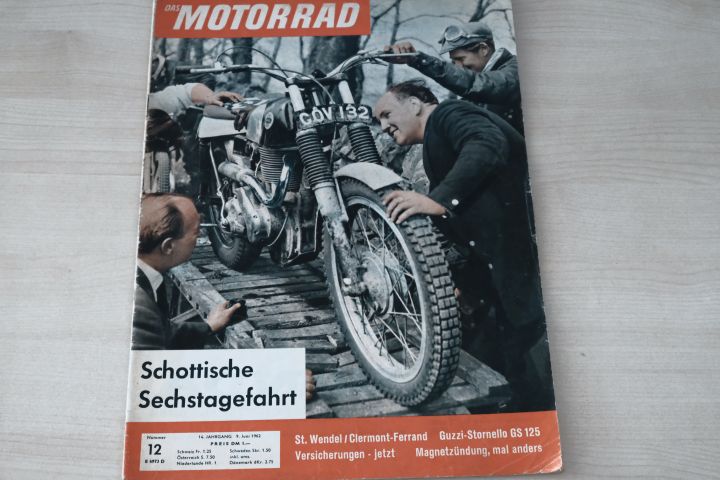 Deckblatt Motorrad (12/1962)