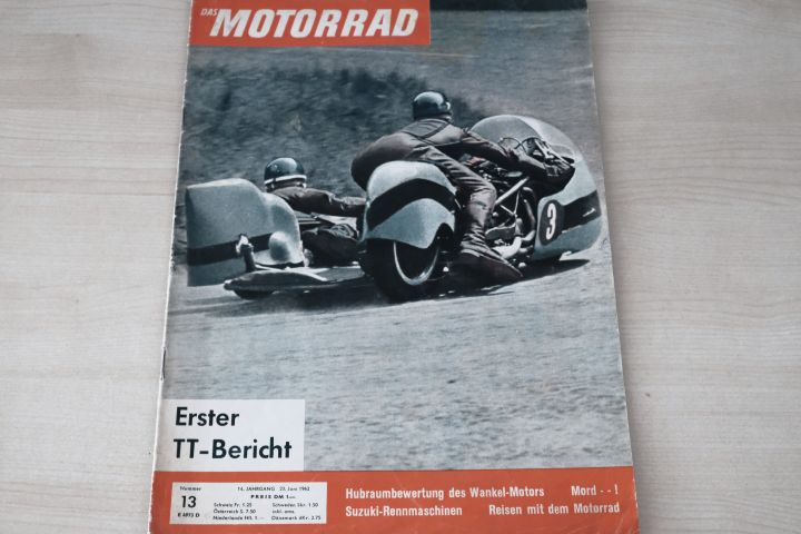 Deckblatt Motorrad (13/1962)