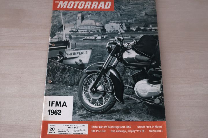 Deckblatt Motorrad (20/1962)