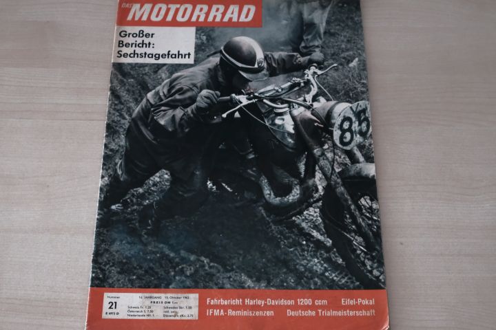 Deckblatt Motorrad (21/1962)