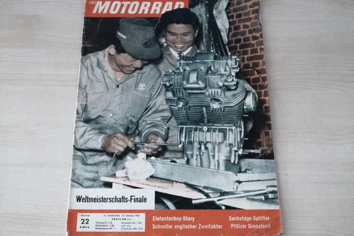 Deckblatt Motorrad (22/1962)