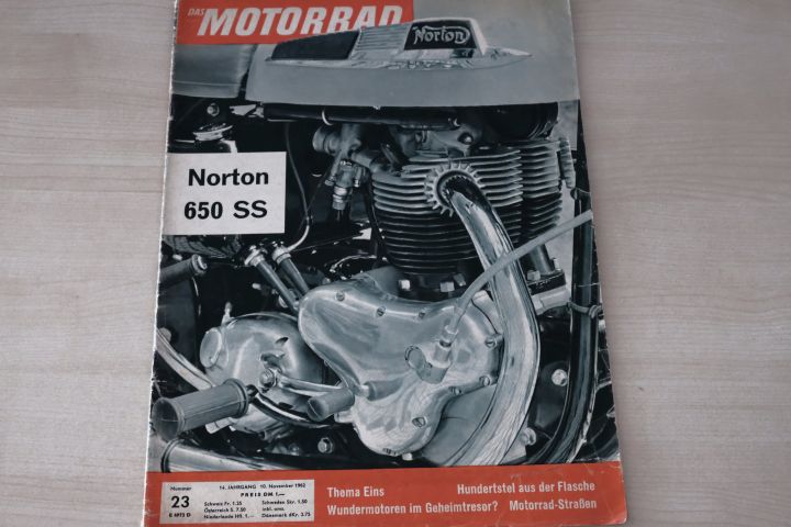 Deckblatt Motorrad (23/1962)
