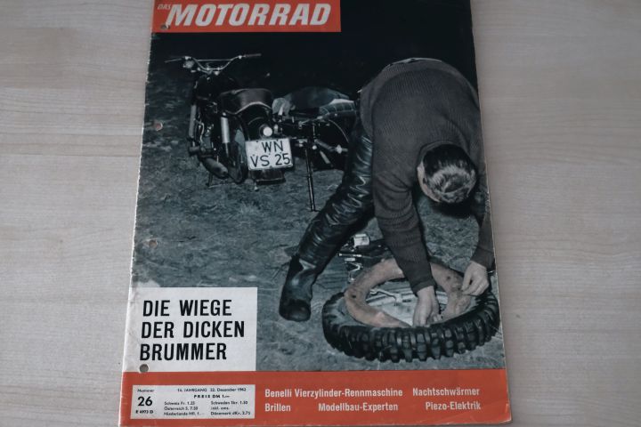 Deckblatt Motorrad (26/1962)