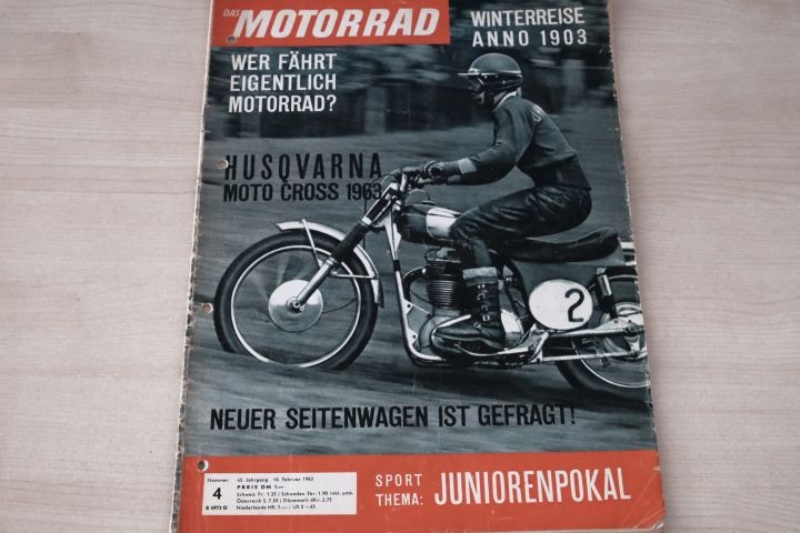 Deckblatt Motorrad (04/1963)