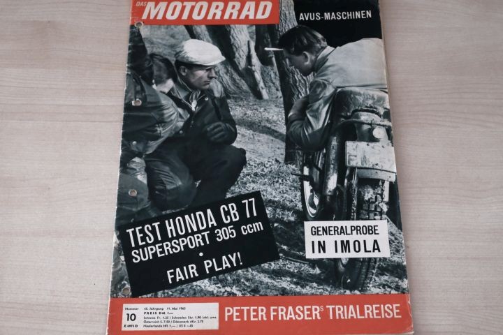Deckblatt Motorrad (10/1963)