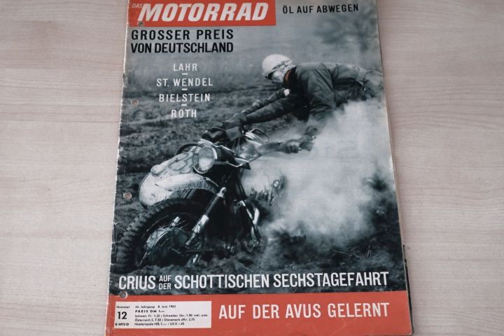 Deckblatt Motorrad (12/1963)