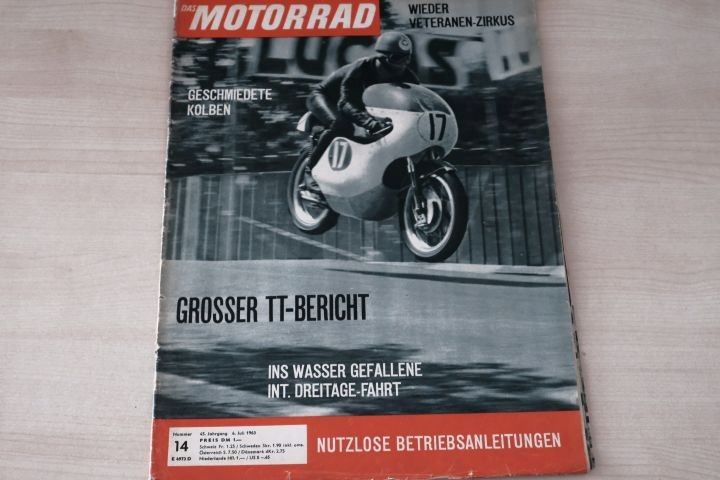 Deckblatt Motorrad (14/1963)
