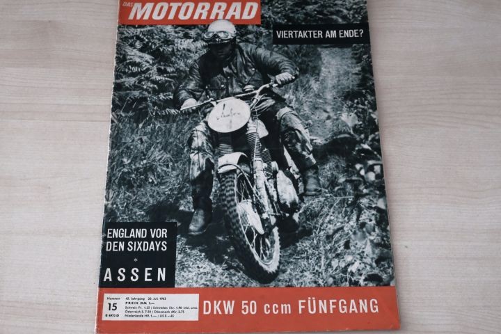 Deckblatt Motorrad (15/1963)