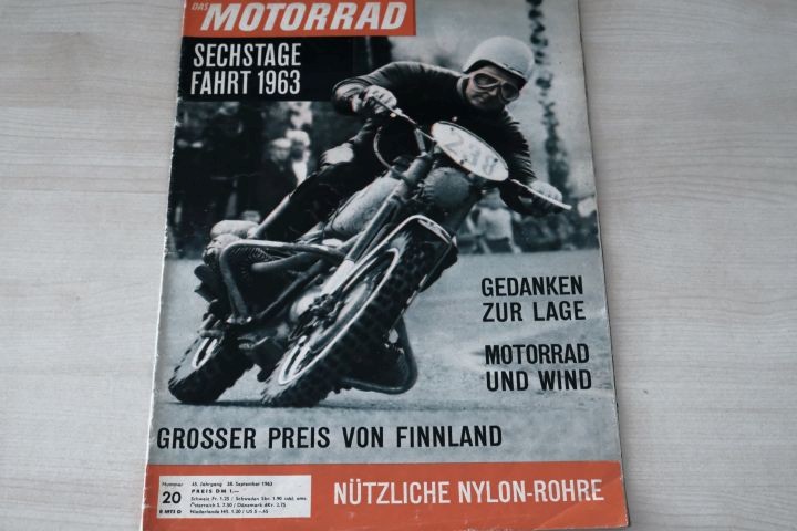 Deckblatt Motorrad (20/1963)