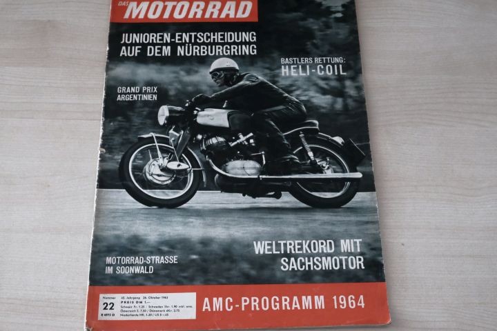Deckblatt Motorrad (22/1963)