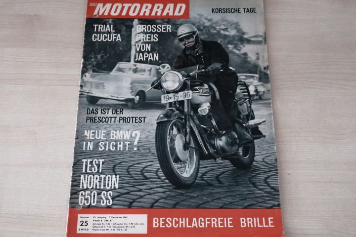 Deckblatt Motorrad (25/1963)