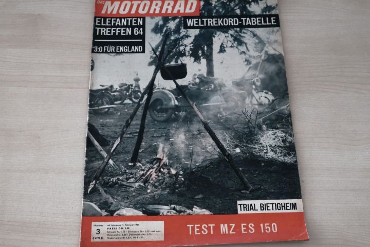 Deckblatt Motorrad (03/1964)
