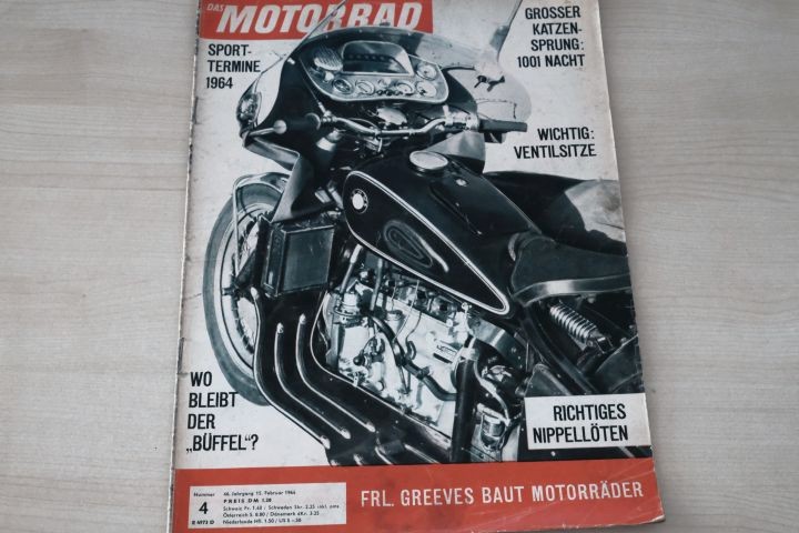 Deckblatt Motorrad (04/1964)