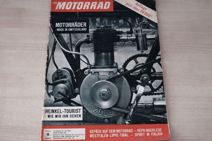 Deckblatt Motorrad (09/1964)