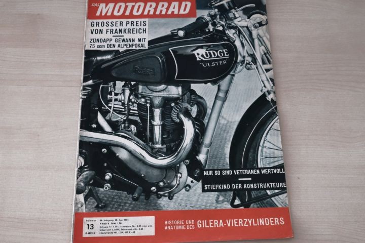 Deckblatt Motorrad (13/1964)