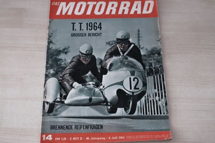 Deckblatt Motorrad (14/1964)