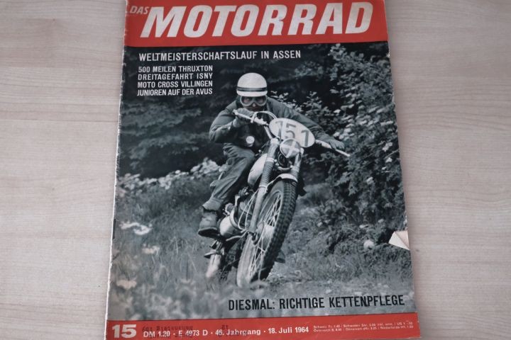 Deckblatt Motorrad (15/1964)
