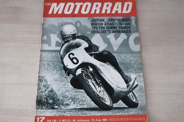 Deckblatt Motorrad (17/1964)
