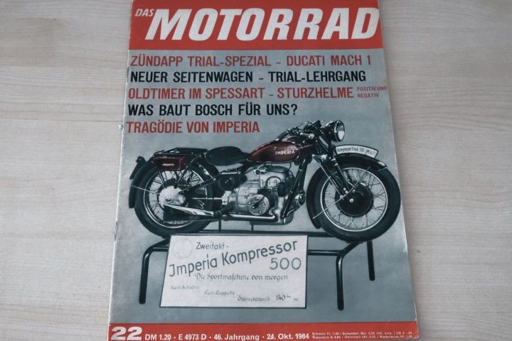 Deckblatt Motorrad (22/1964)
