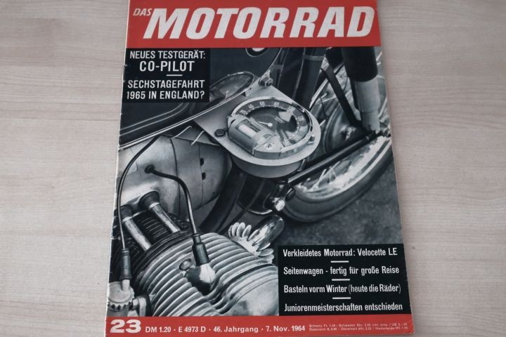 Deckblatt Motorrad (23/1964)