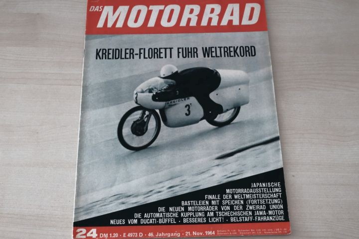 Deckblatt Motorrad (24/1964)