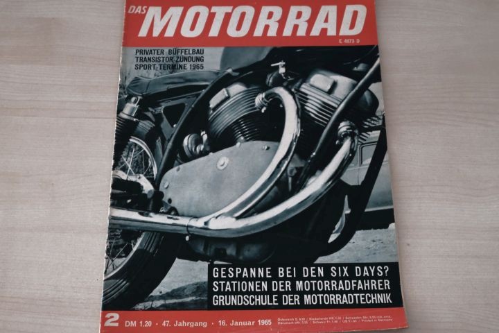 Deckblatt Motorrad (02/1965)