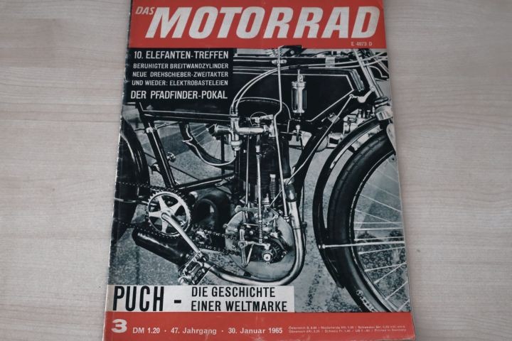 Deckblatt Motorrad (03/1965)