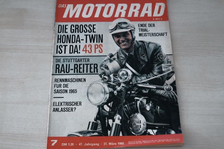 Deckblatt Motorrad (07/1965)