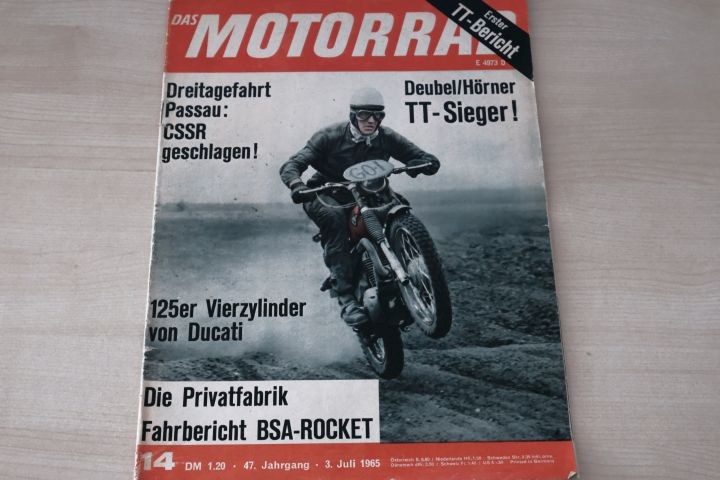 Deckblatt Motorrad (14/1965)