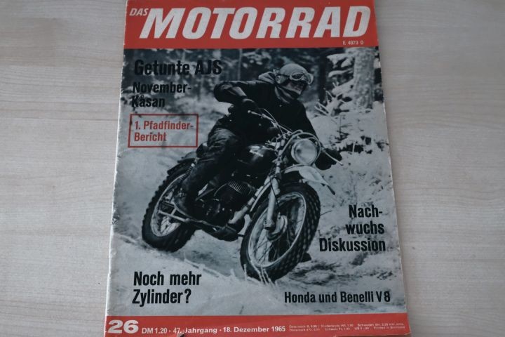 Deckblatt Motorrad (26/1965)