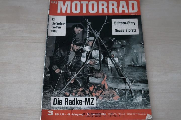 Deckblatt Motorrad (03/1966)