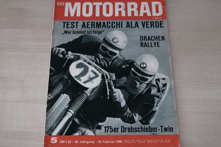 Deckblatt Motorrad (05/1966)