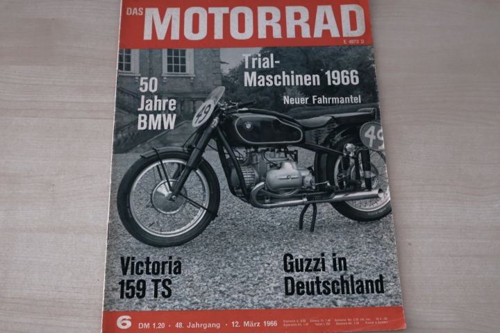 Deckblatt Motorrad (06/1966)