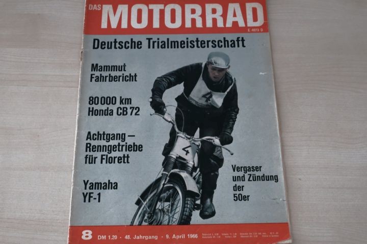 Deckblatt Motorrad (08/1966)