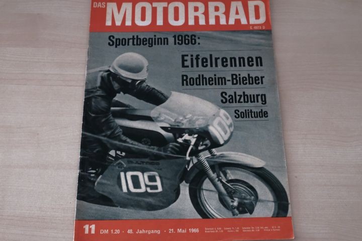 Deckblatt Motorrad (11/1966)