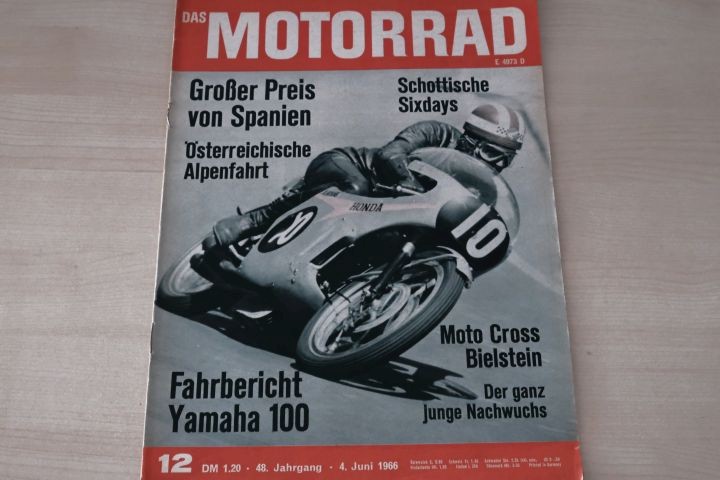 Deckblatt Motorrad (12/1966)
