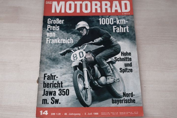 Deckblatt Motorrad (14/1966)